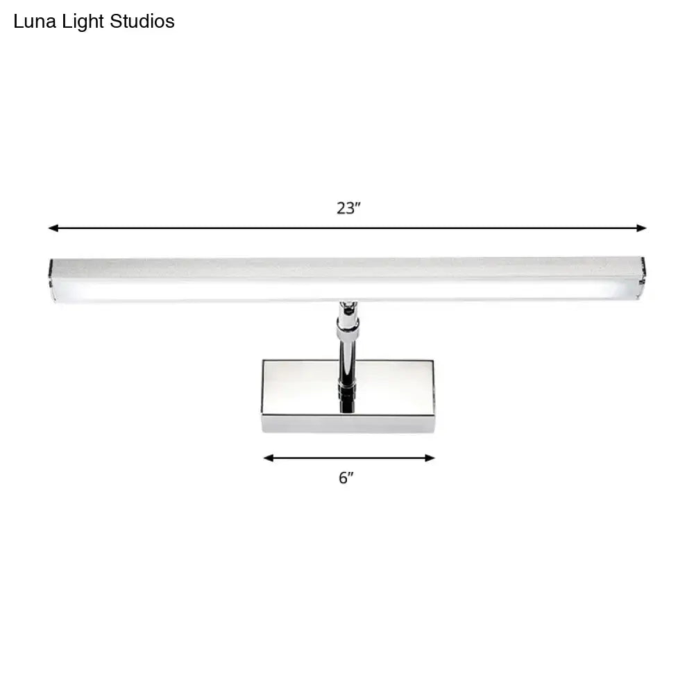 Chrome LED Wall Sconce