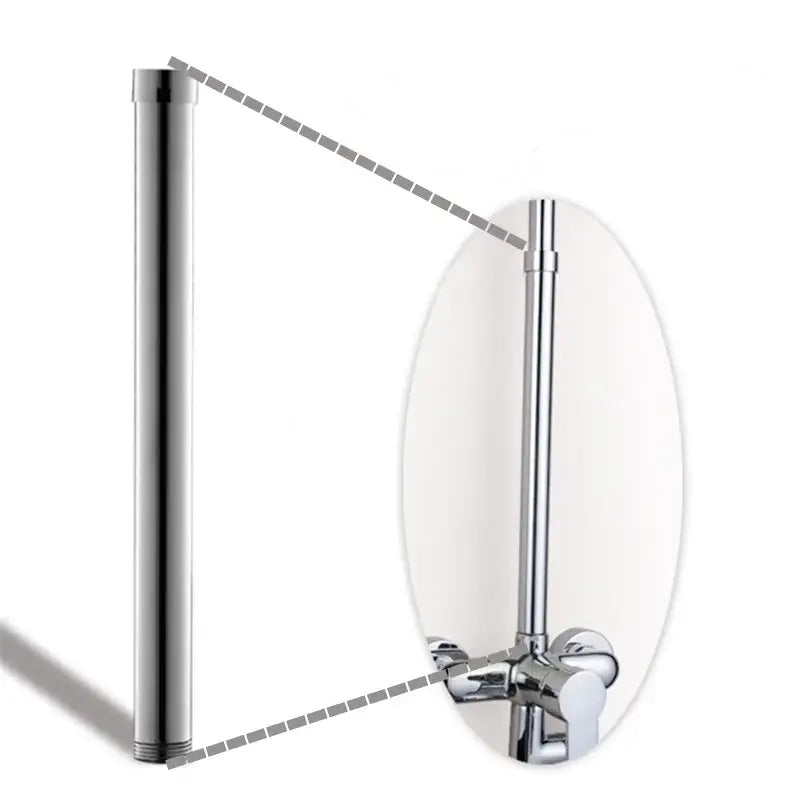Chrome Round Shower Extension