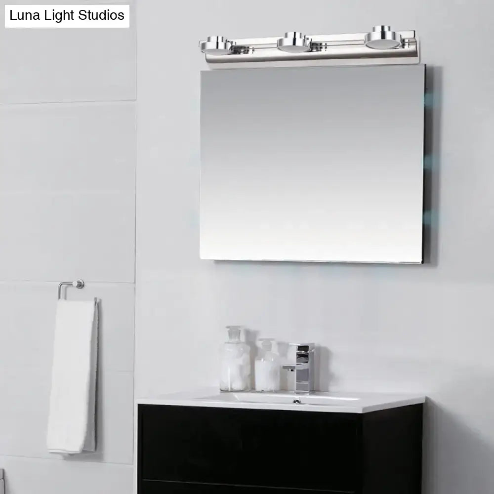 Chrome Round Wall Lamp