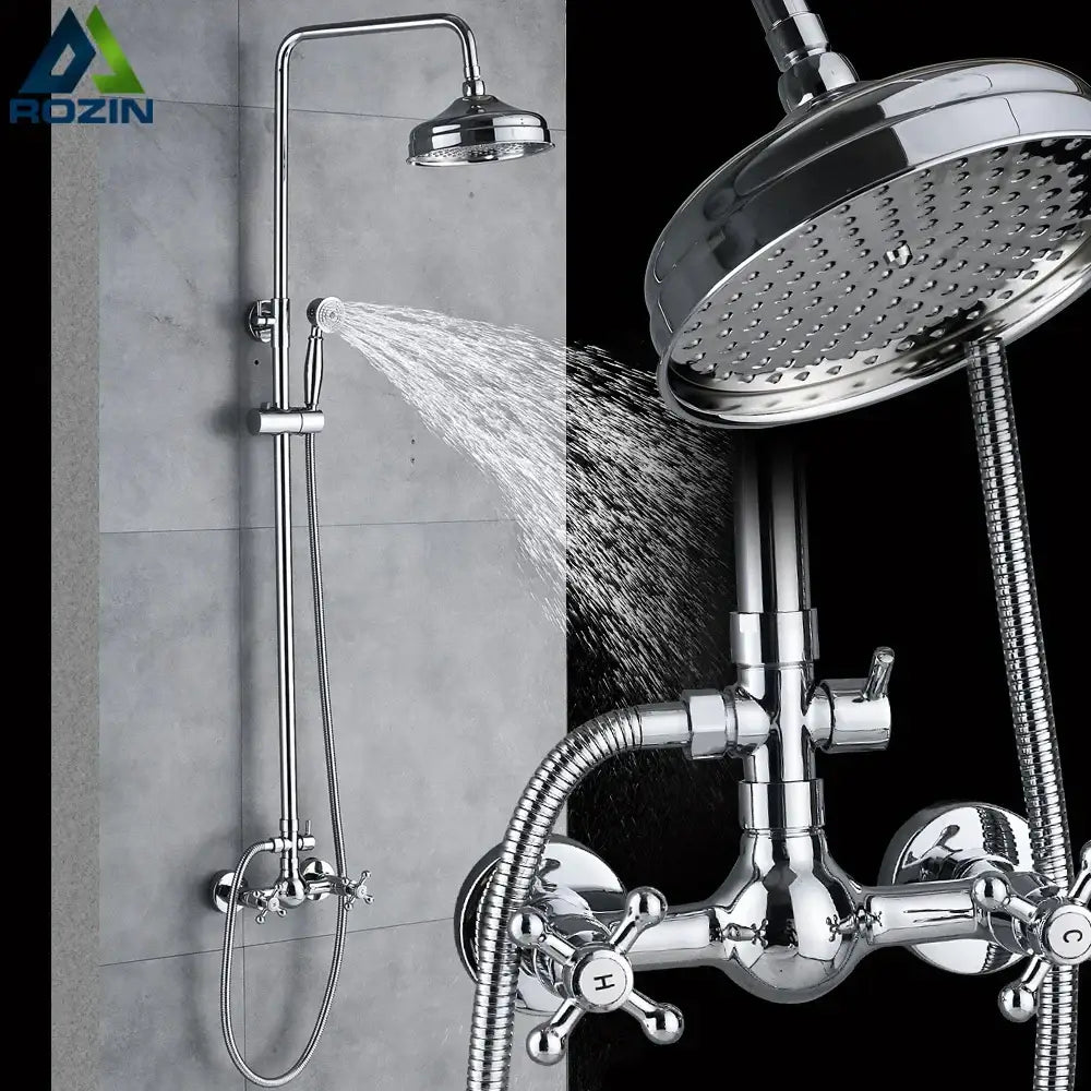 Chrome Brass Shower Mixer