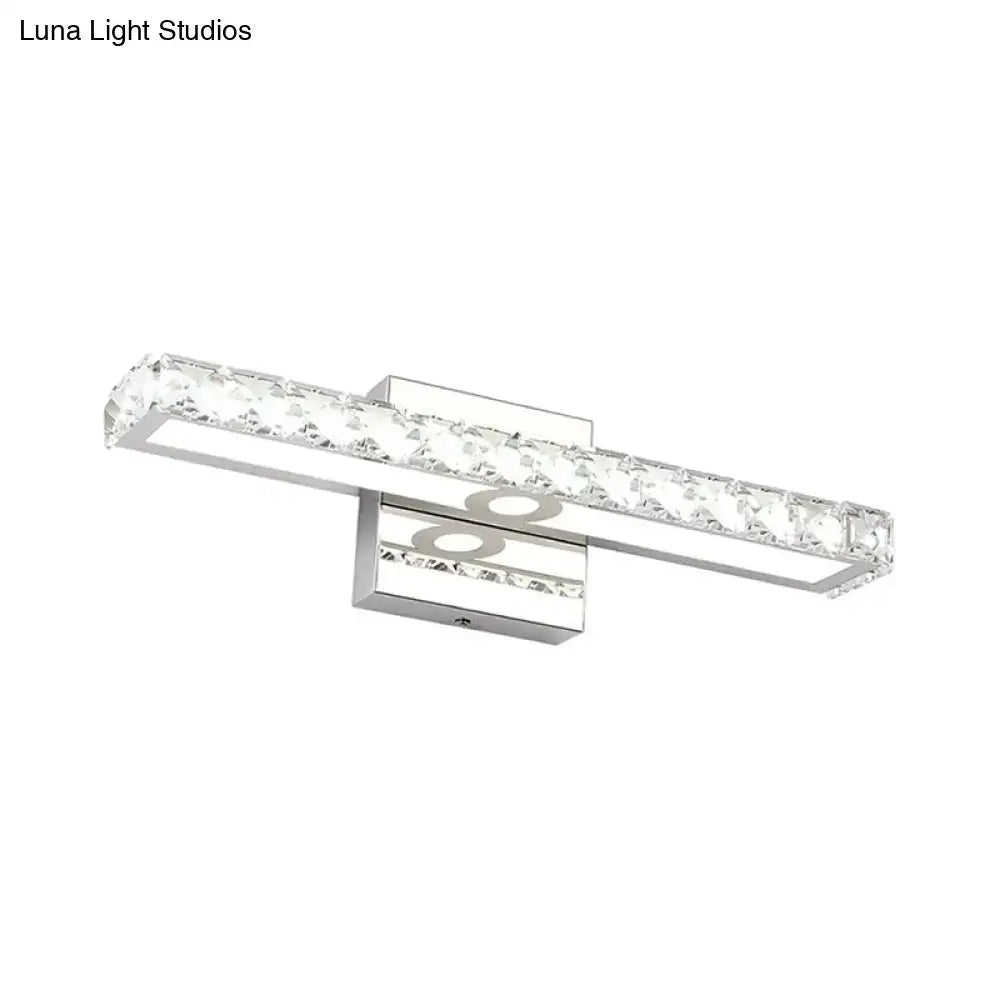 Chrome Linear Wall Sconce