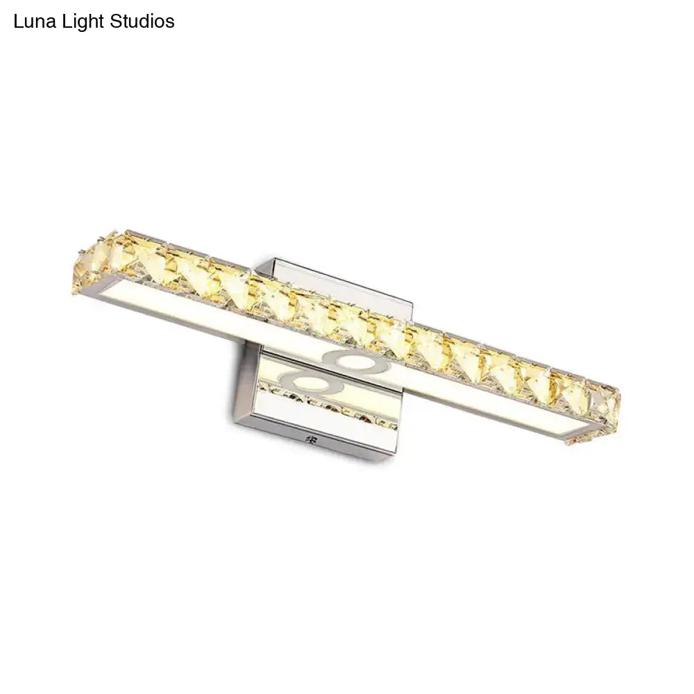Chrome Linear Wall Sconce