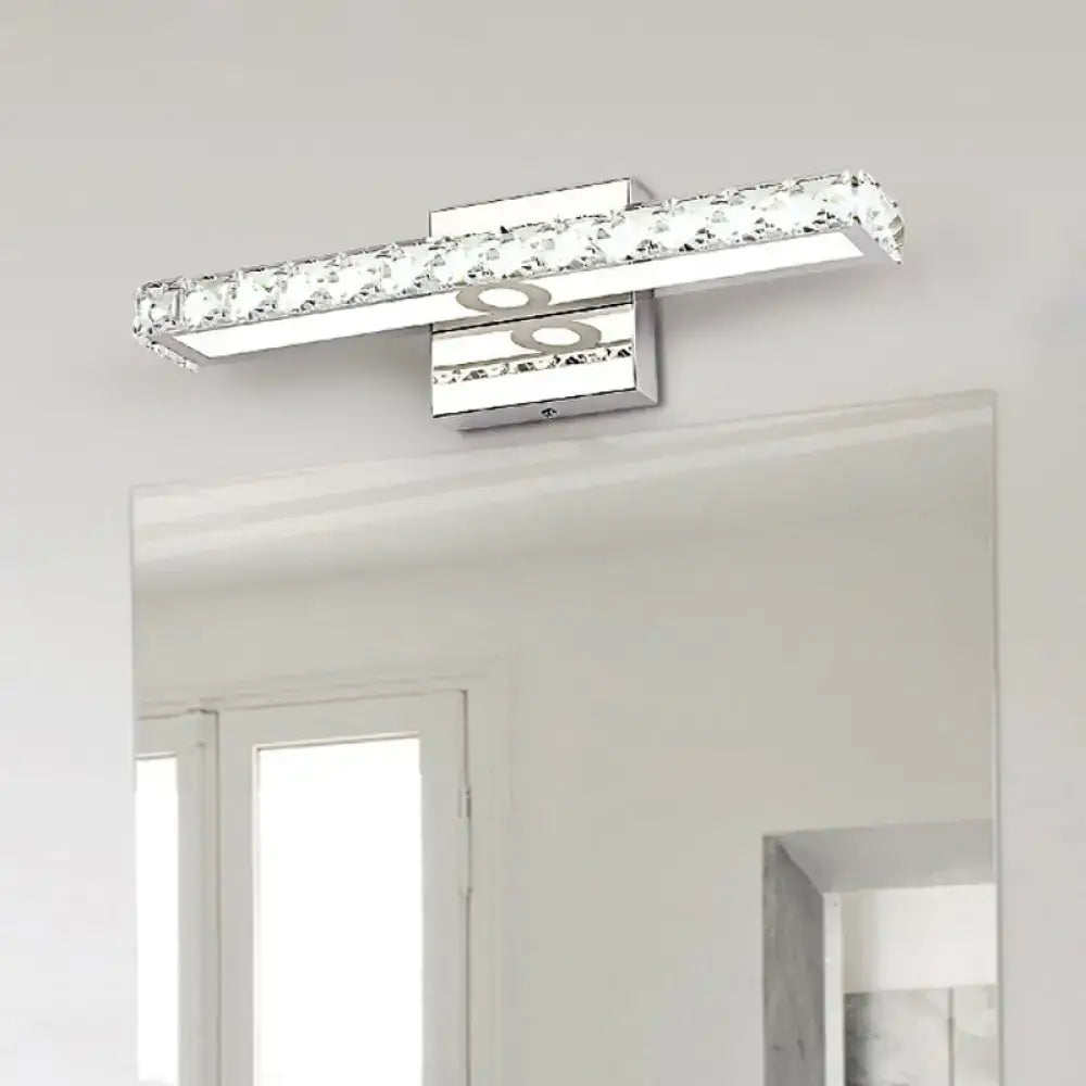 Chrome Linear Wall Sconce