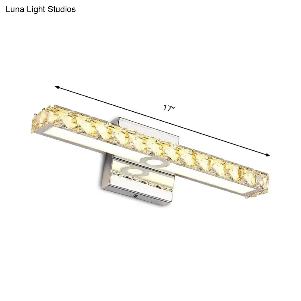 Chrome Linear Wall Sconce