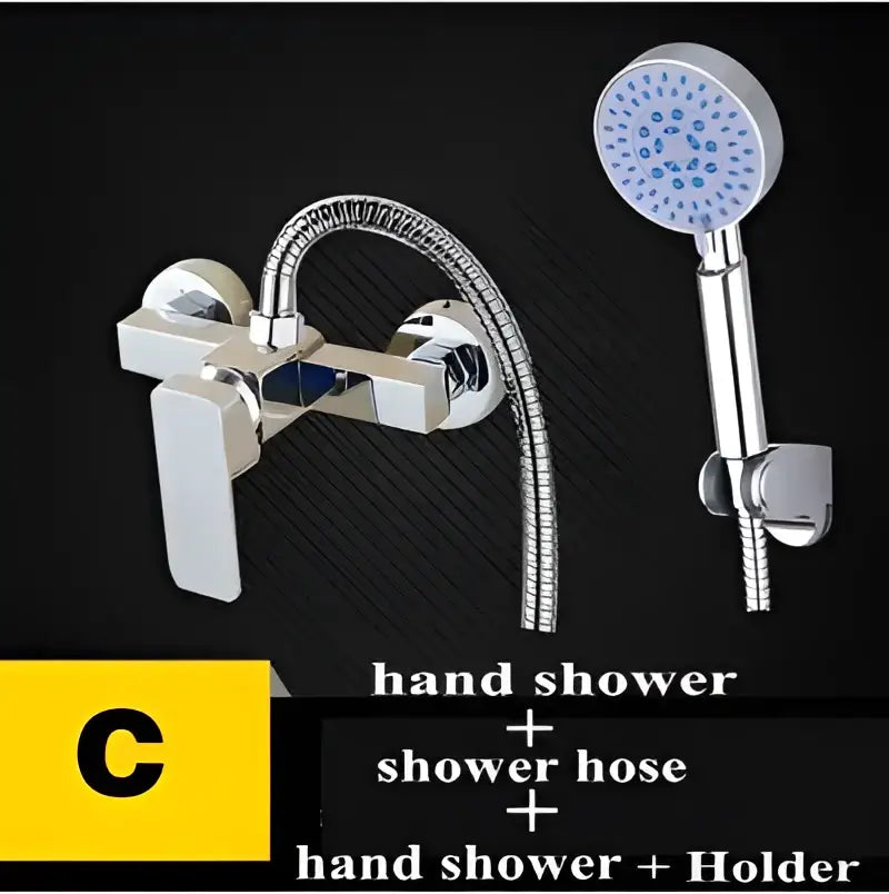 Chrome Shower Mixer Set