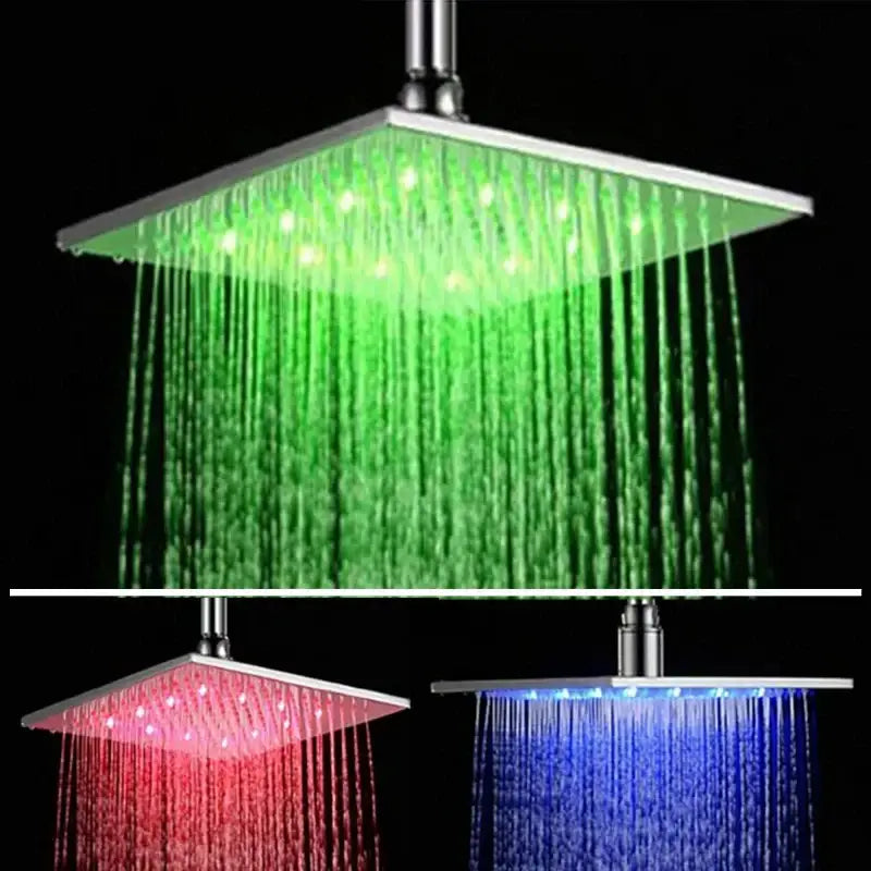 Chrome Square Rain Shower