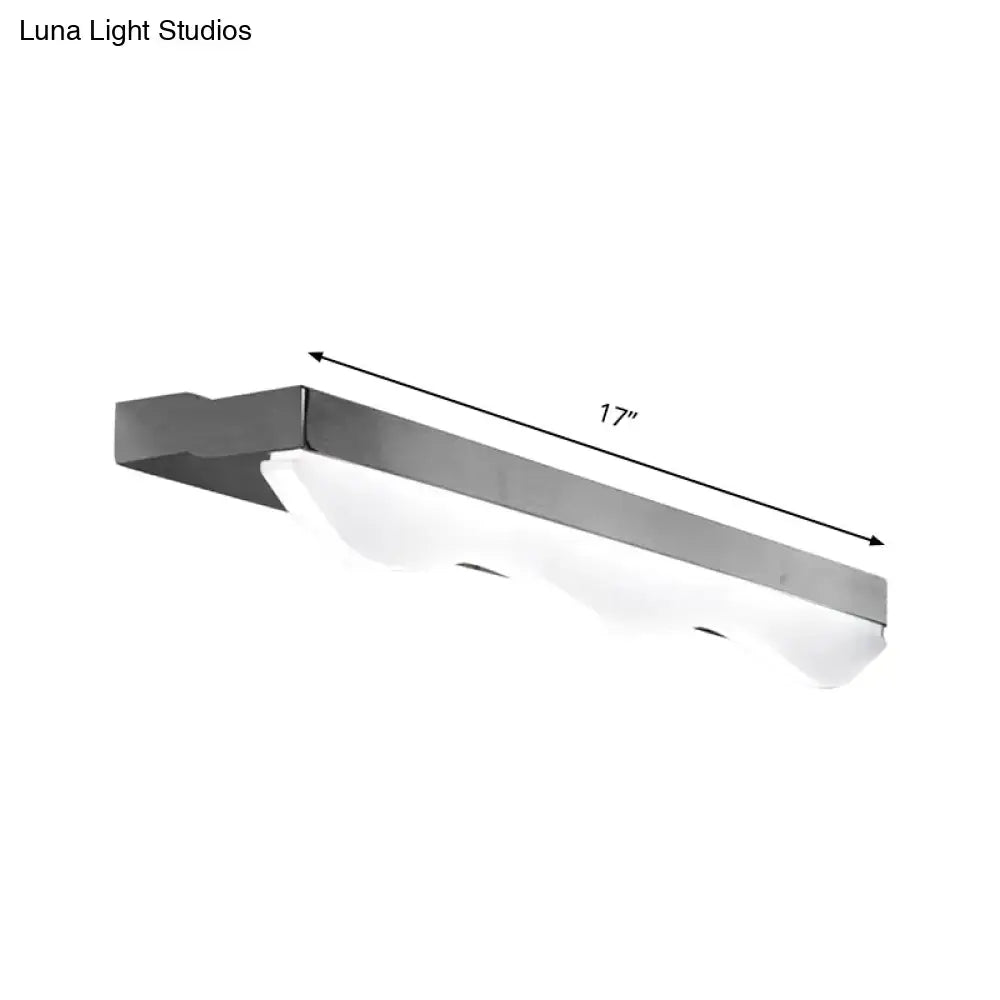 Chrome Linear Vanity Light