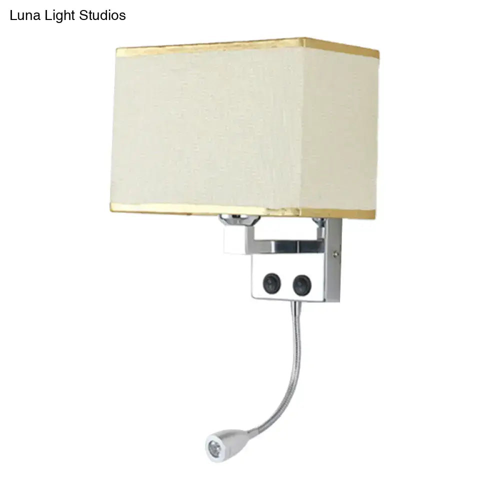 Chrome Gooseneck Wall Lamp