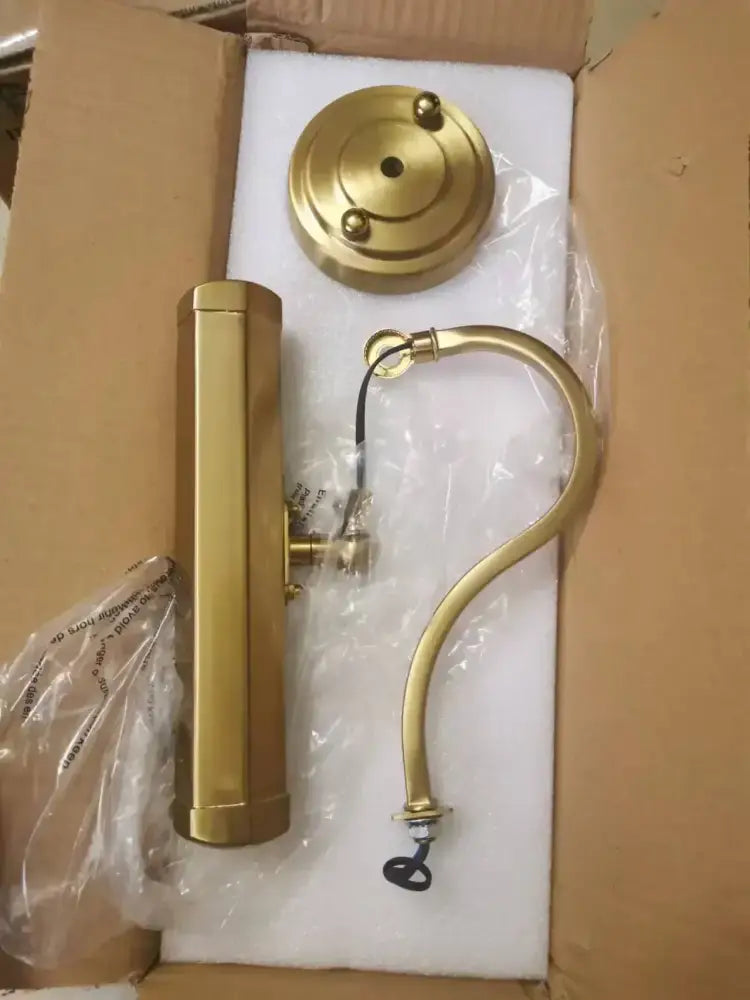 Chrome Gold Mirror Wall Light