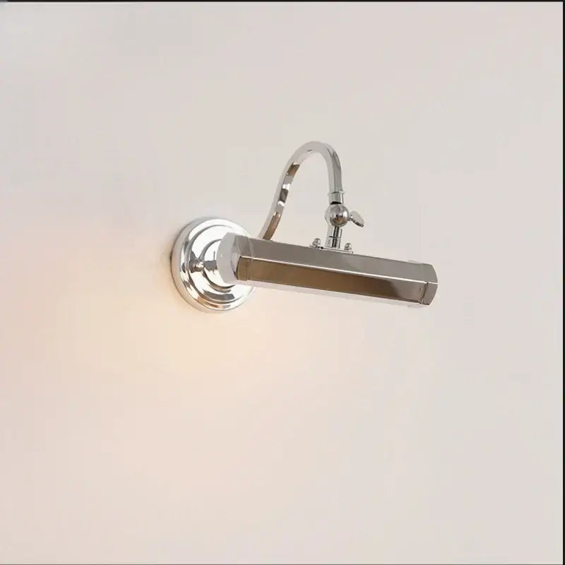 Chrome Gold Mirror Wall Light