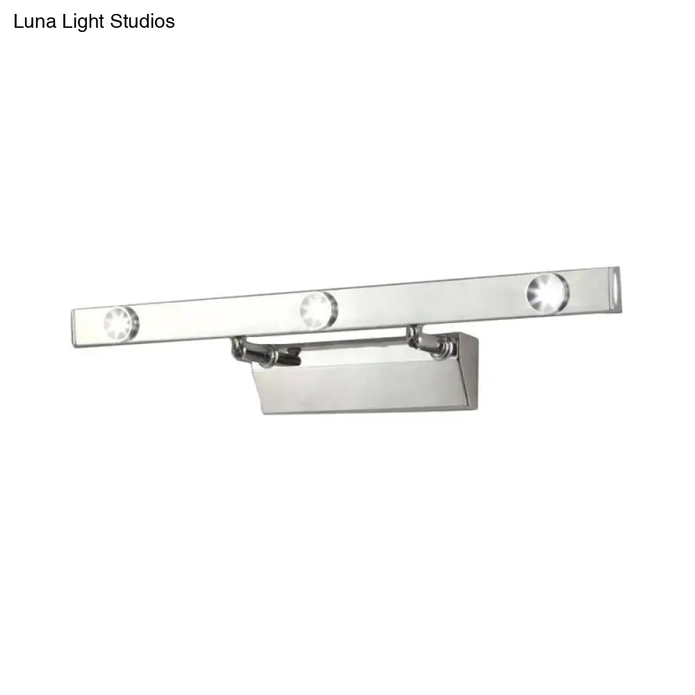 Chrome Stainless Bathroom Light