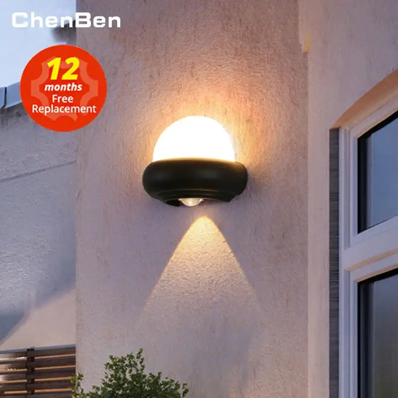 Black Acrylic LED Wall Light