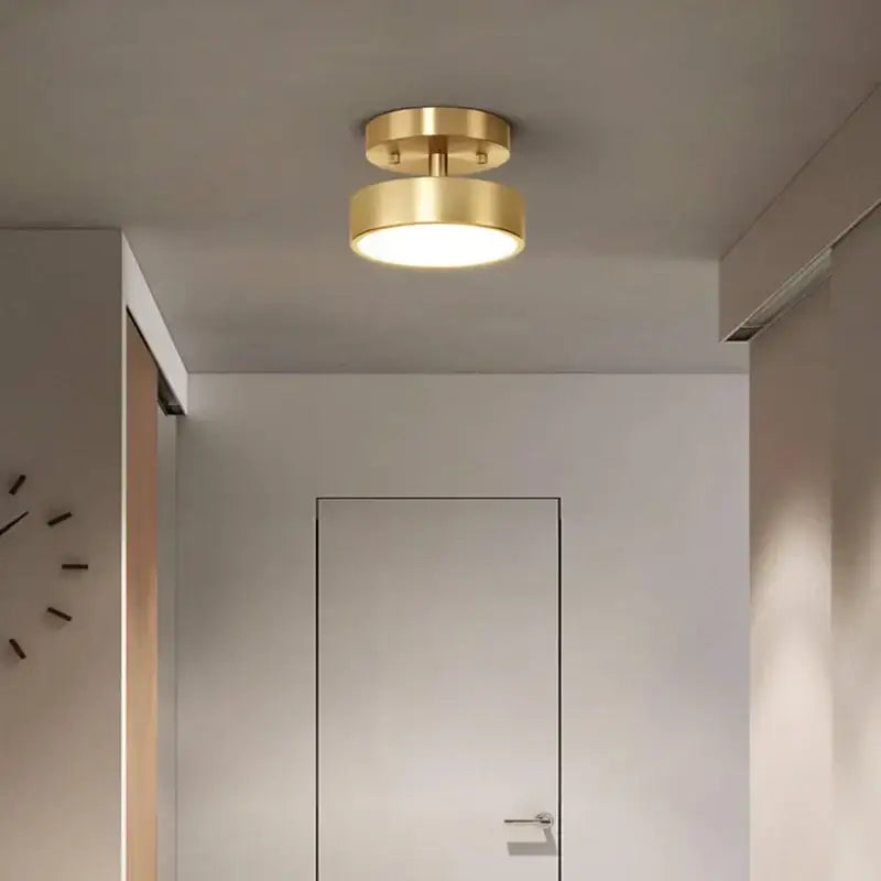 Brass LED Ceiling Chandelier