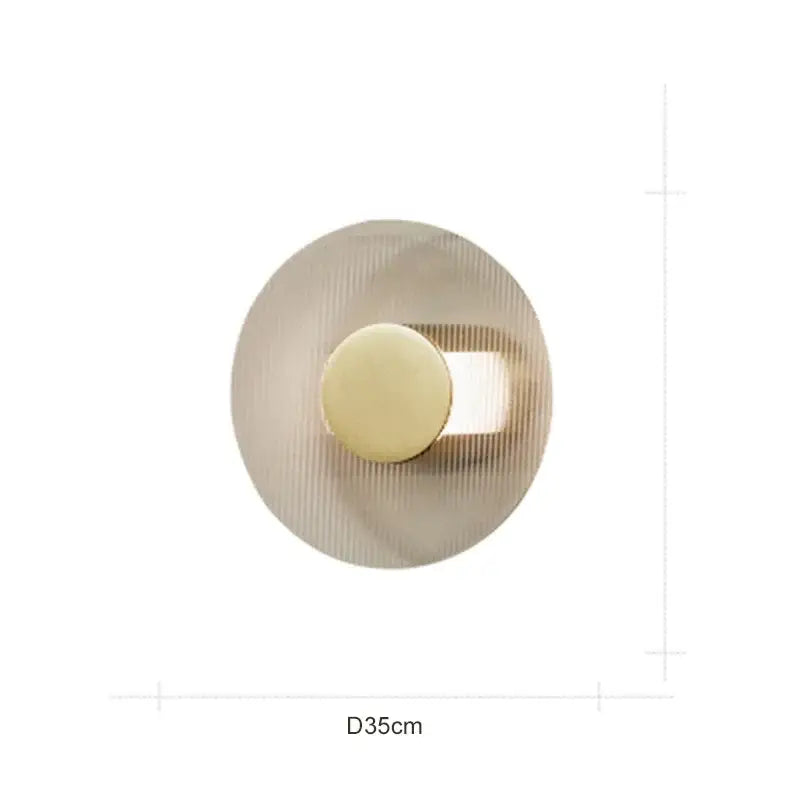 Brushed Metallic Wall Lamp