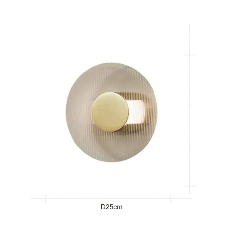 Brushed Metallic Wall Lamp