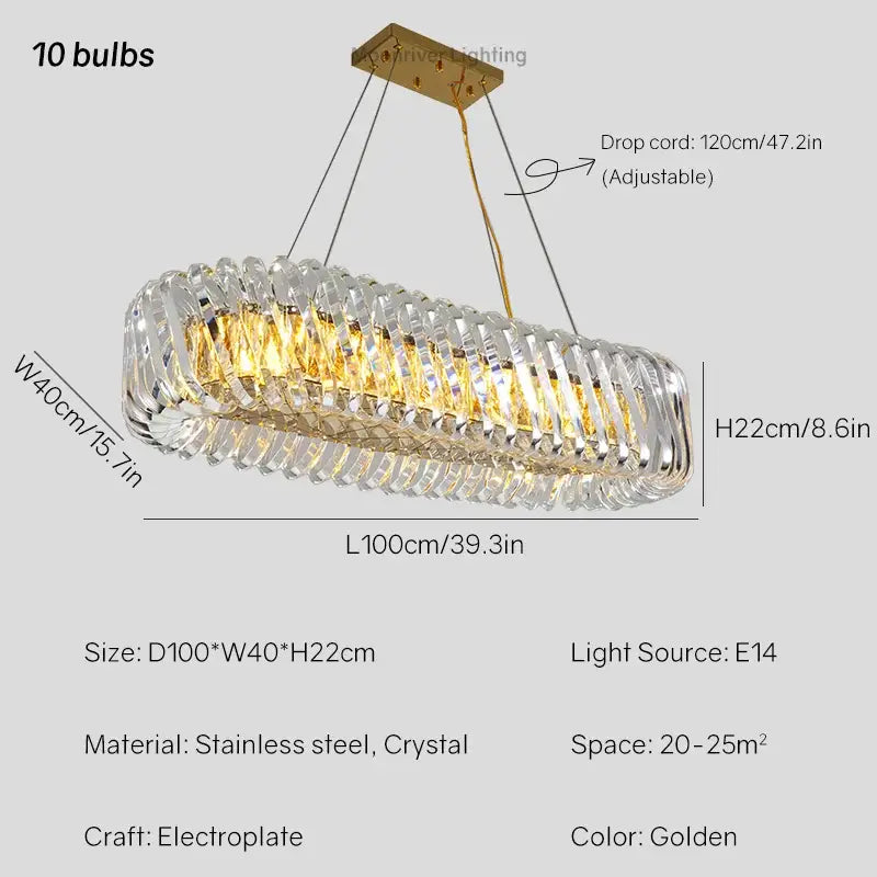 Crystal LED Ceiling Chandelier