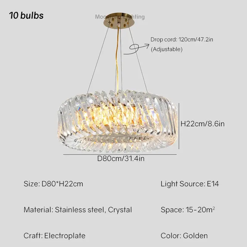 Crystal LED Ceiling Chandelier