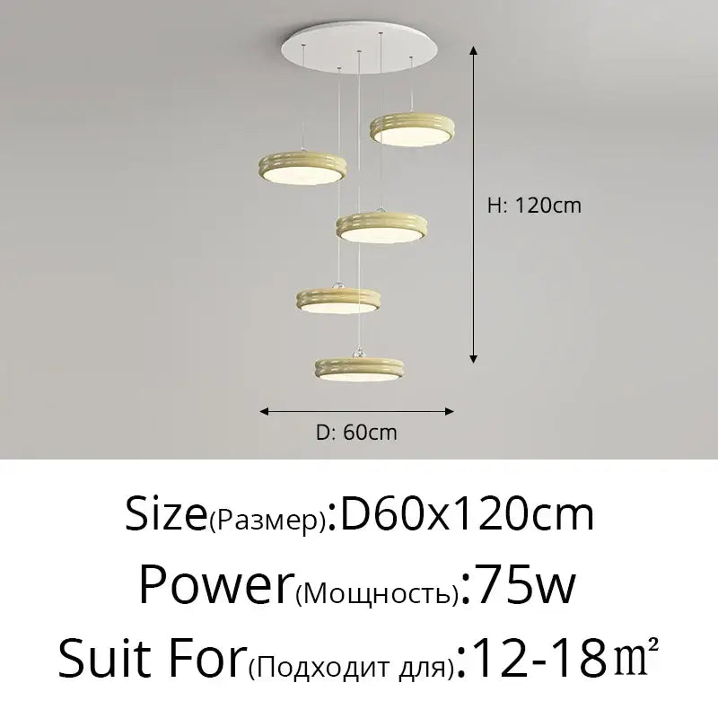 Yellow Modern Pendant Light