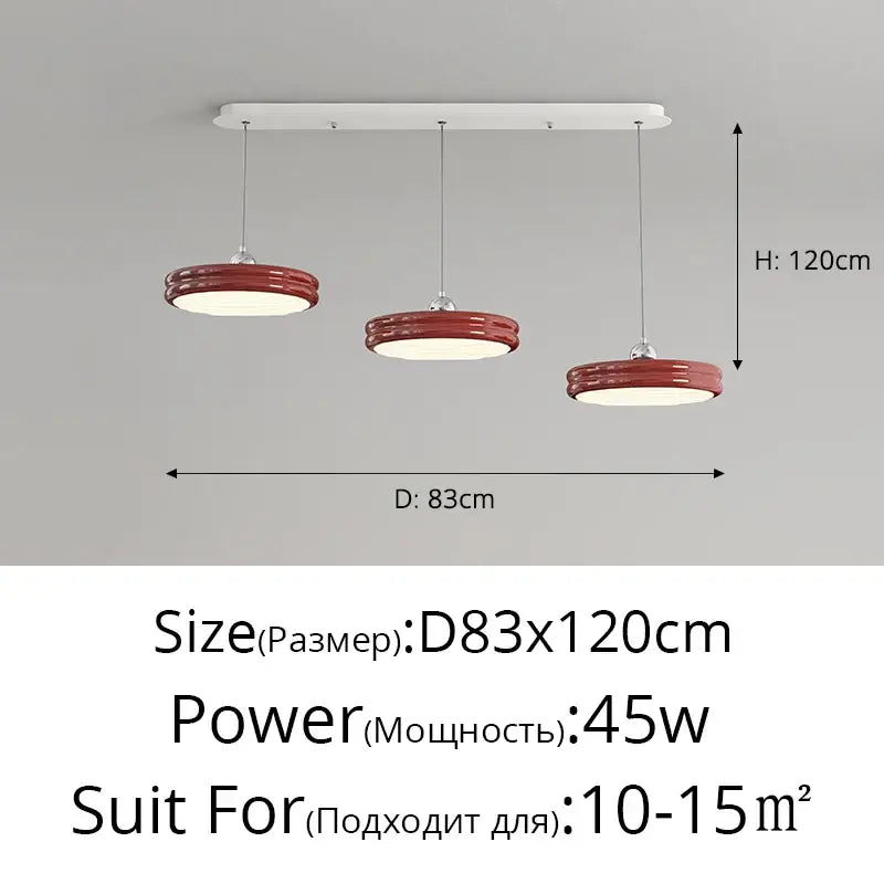 Yellow Modern Pendant Light