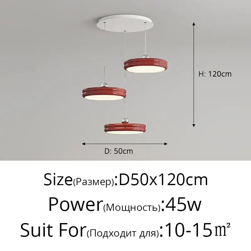 Yellow Modern Pendant Light