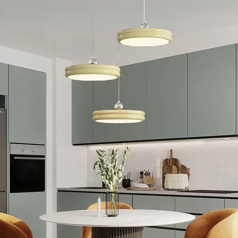 Yellow Modern Pendant Light