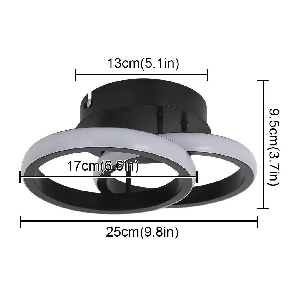 Black White Acrylic Ceiling Light
