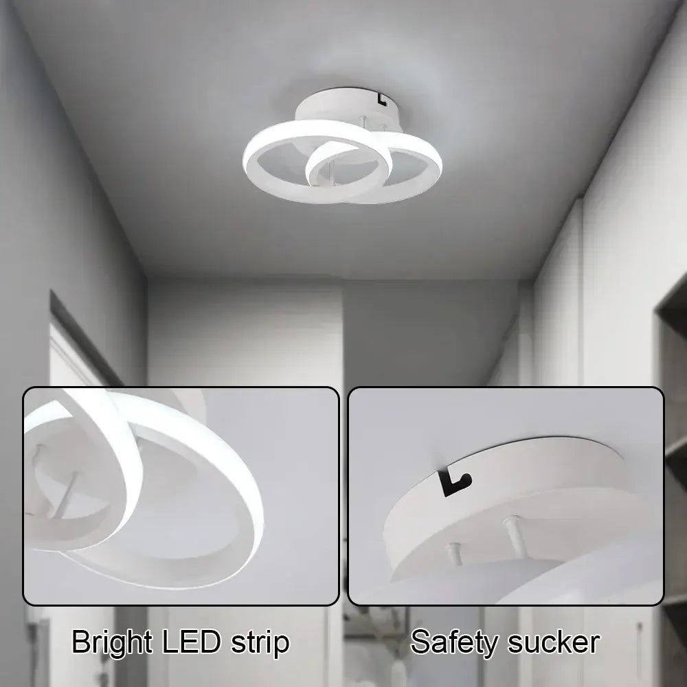 Black White Acrylic Ceiling Light