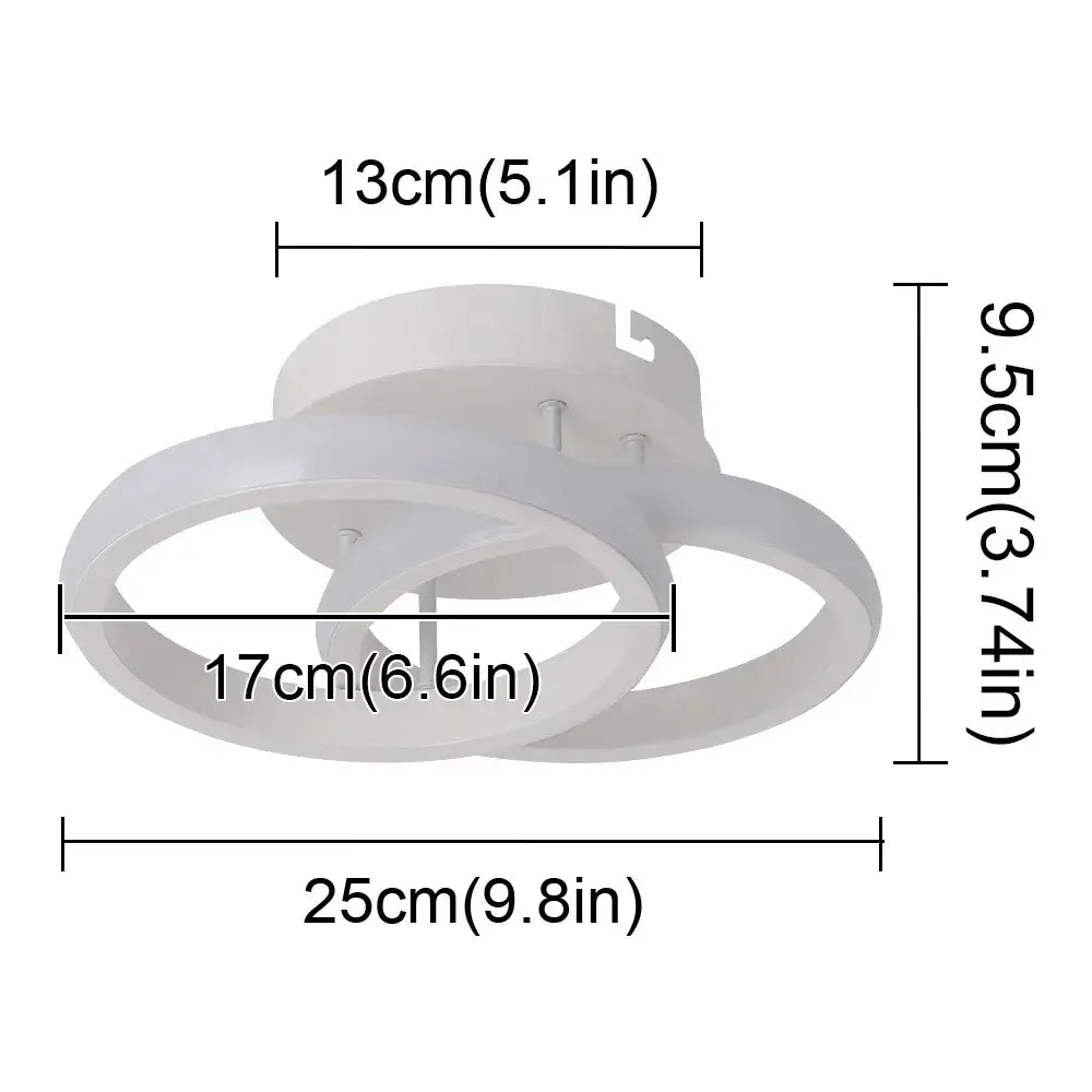 Black White Acrylic Ceiling Light