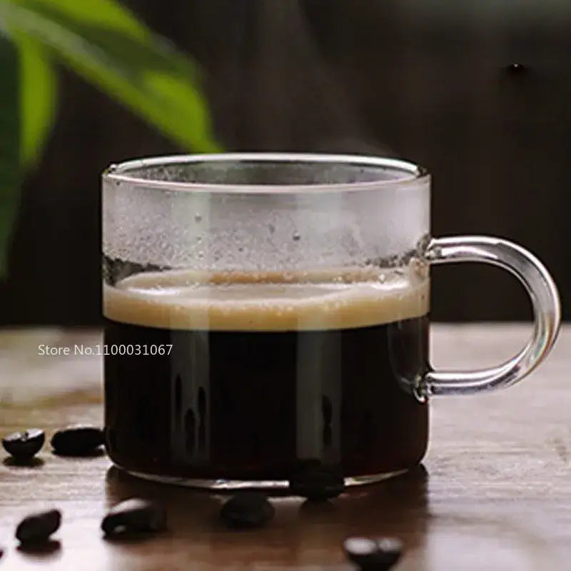 Clear Glass Coffee Mugs