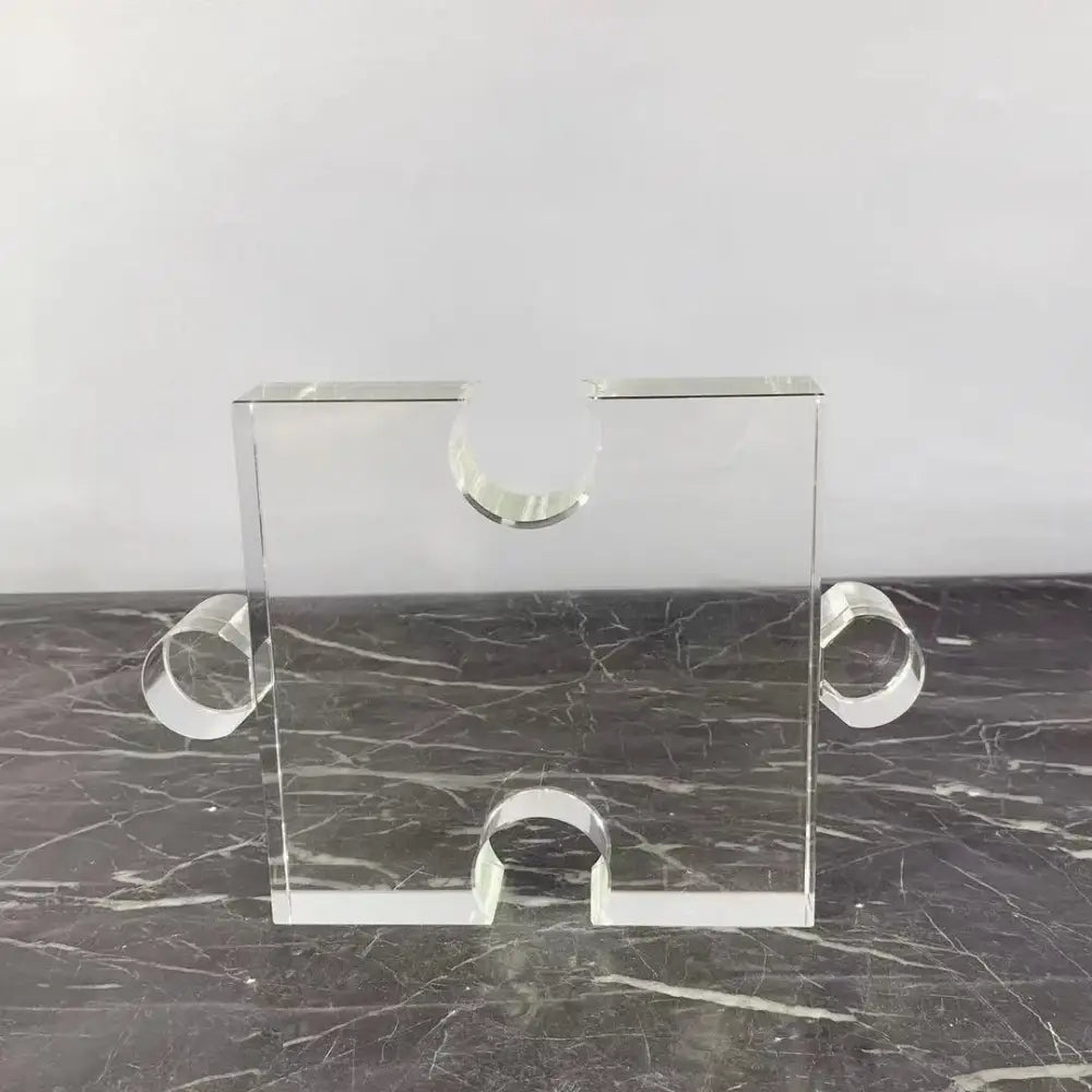 Acrylic Geometric Bookends