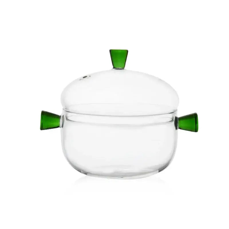 Green Glass Bowl Set