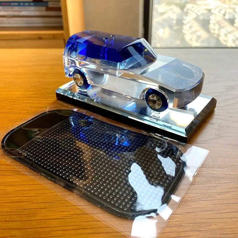 Blue Crystal Car Figurine