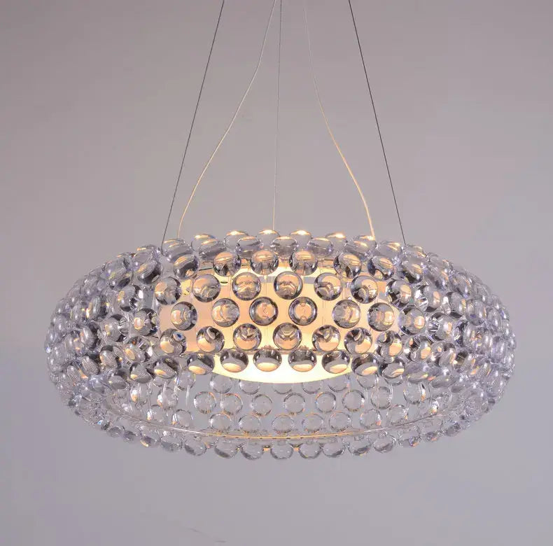 Clear Bubble LED Chandelier