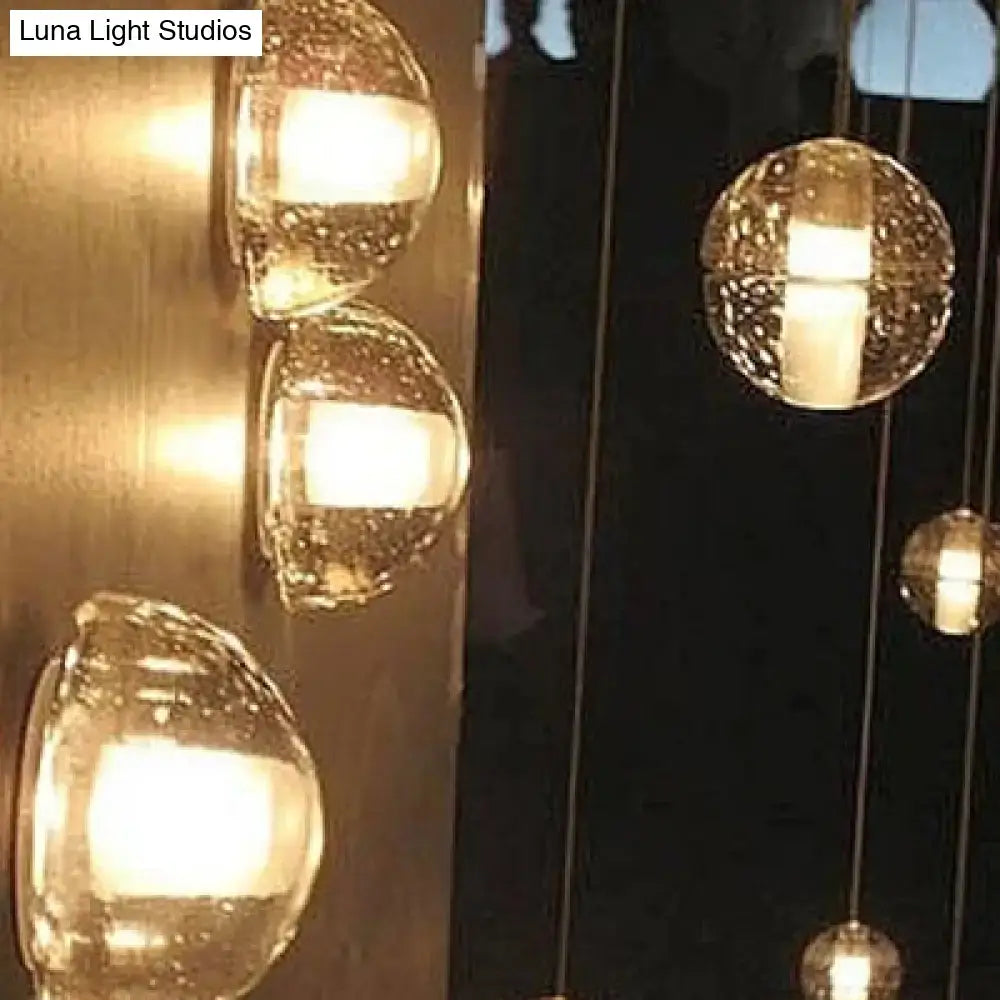Bubble Crystal Wall Light