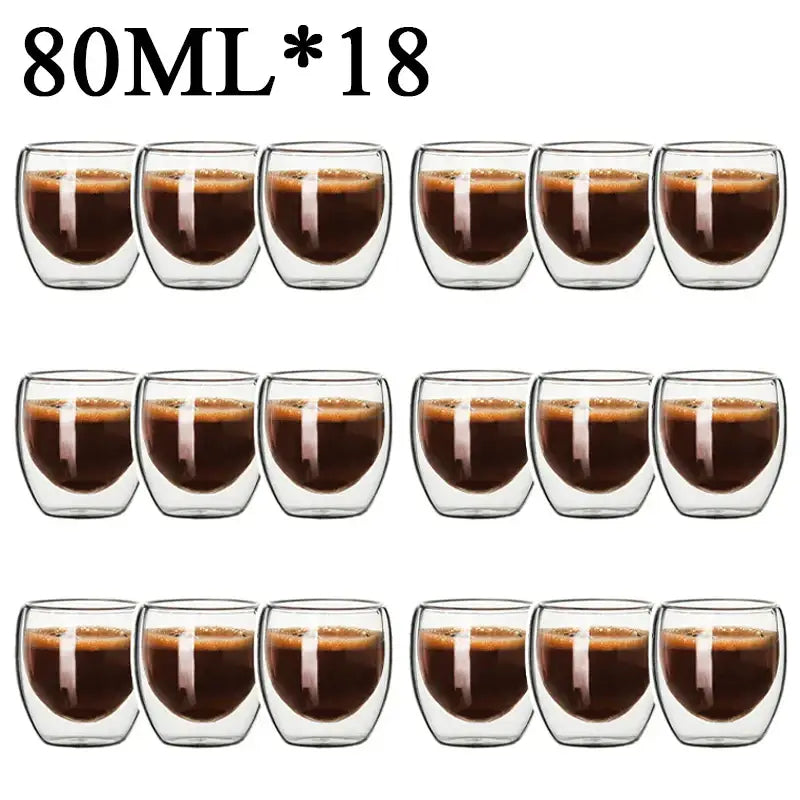 Borosilicate Double Wall Cups