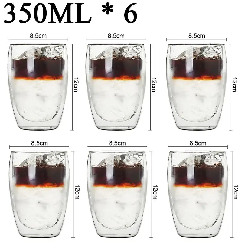 Borosilicate Double Wall Cups