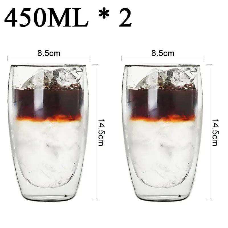 Borosilicate Double Wall Cups