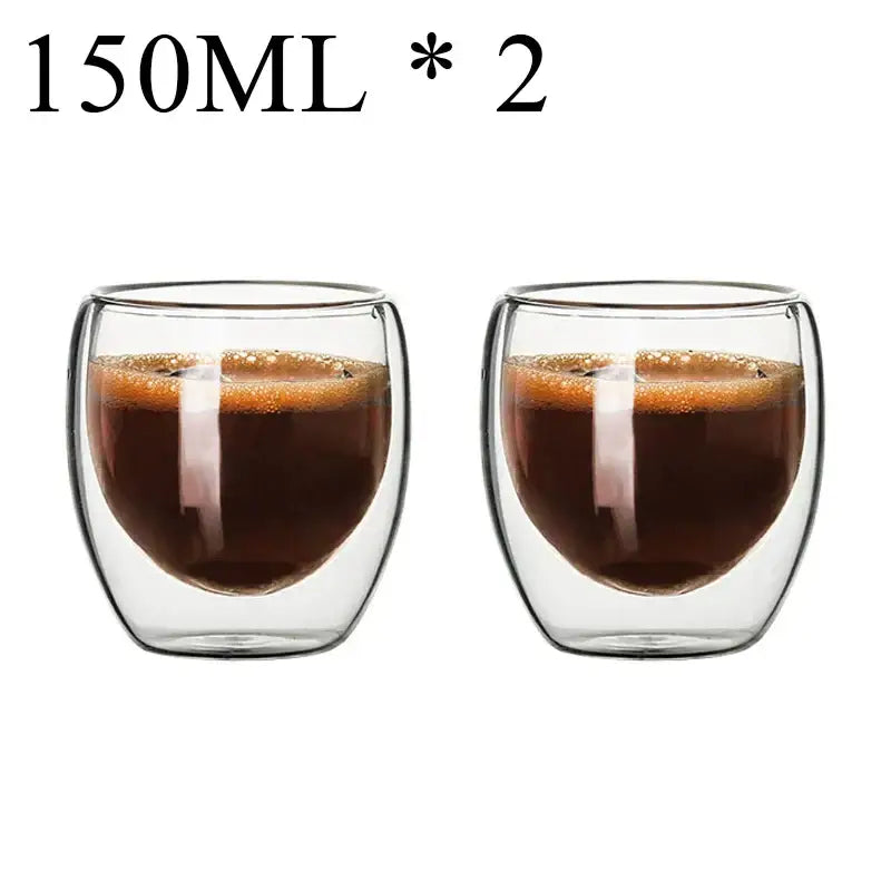 Borosilicate Double Wall Cups