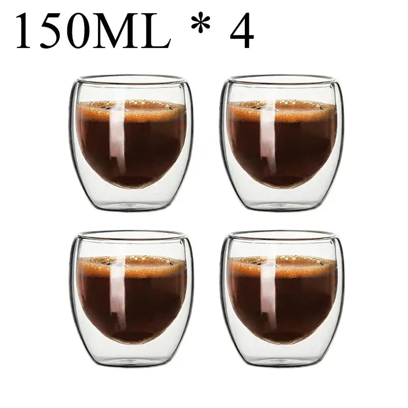 Borosilicate Double Wall Cups