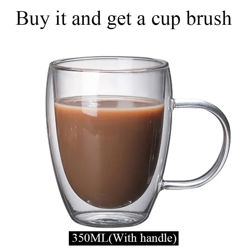 Borosilicate Double Wall Mug
