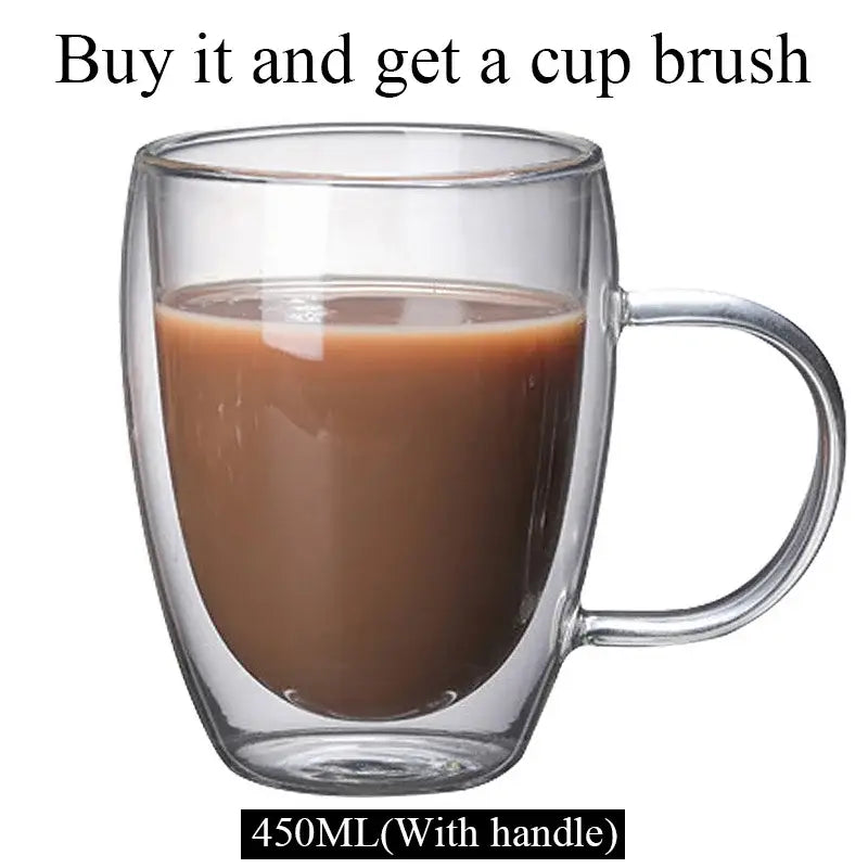 Borosilicate Double Wall Mug