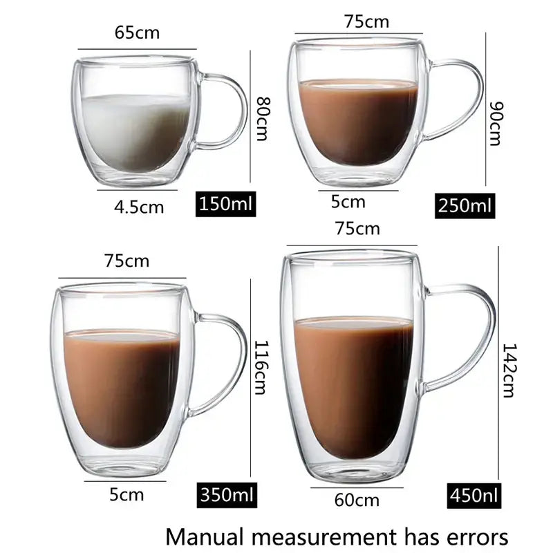 Borosilicate Double Wall Mug