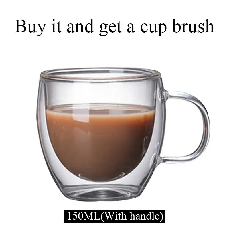 Borosilicate Double Wall Mug