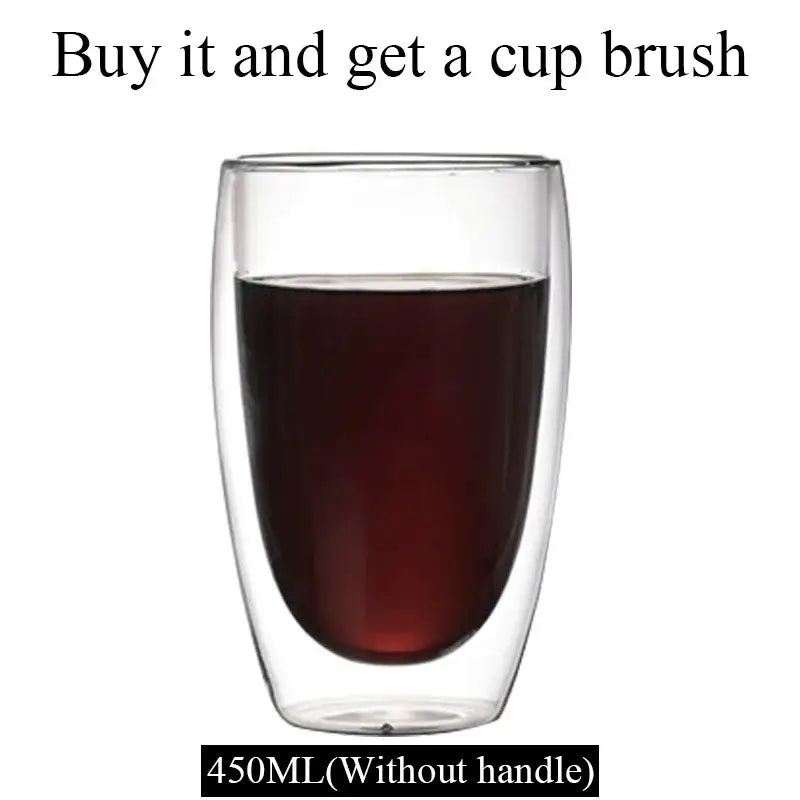 Borosilicate Double Wall Mug