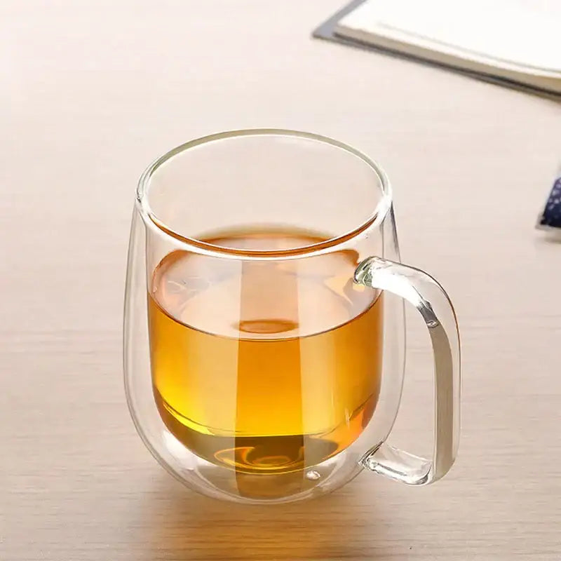 Double Wall Glass Tea Cup