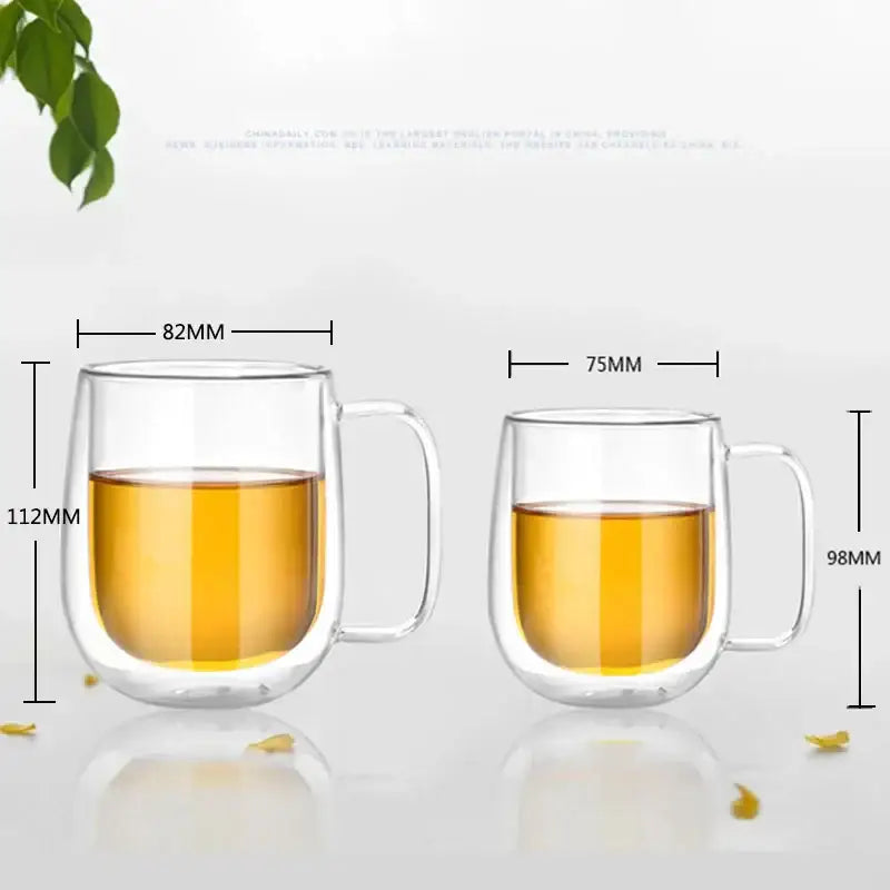 Double Wall Glass Tea Cup