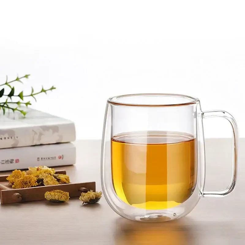 Double Wall Glass Tea Cup