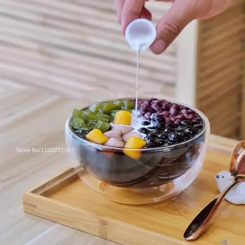 Clear Double Wall Bowl