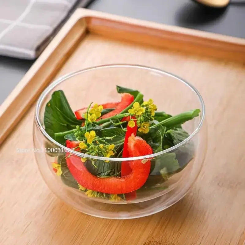 Clear Double Wall Bowl