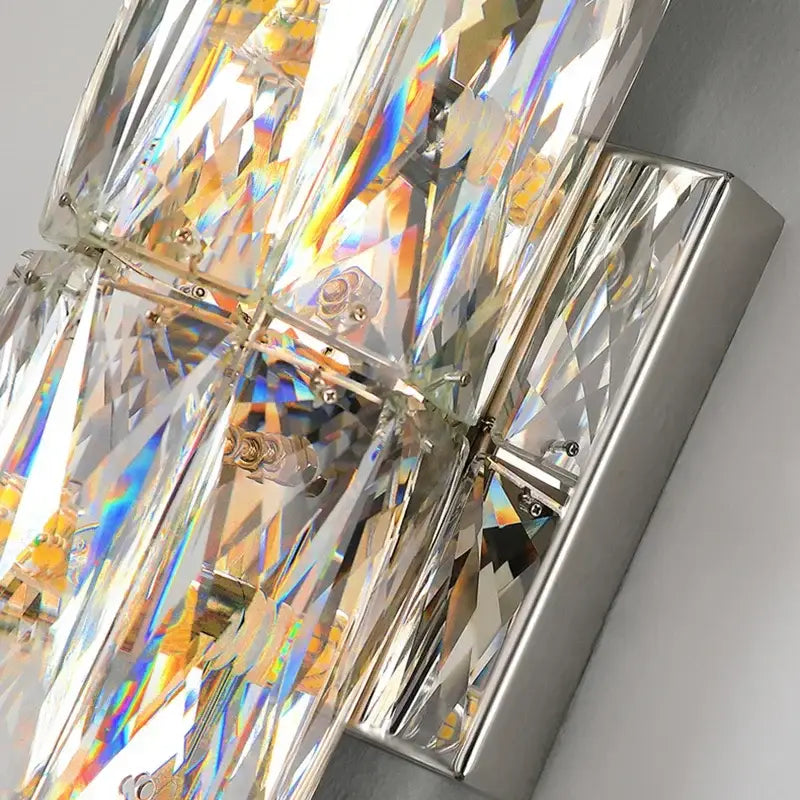 Faceted Crystal Wall Lamp